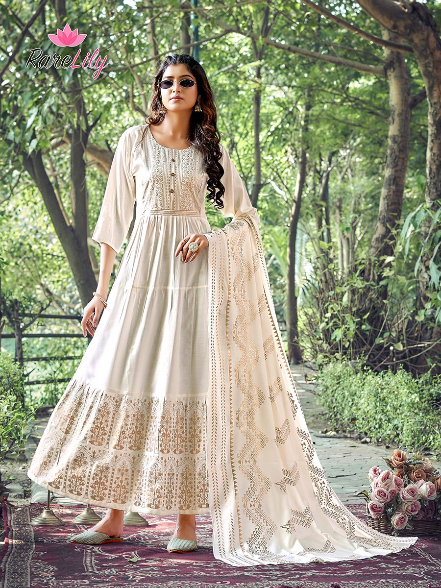 Rare Lily Avantika Vol 1 Heavy Printed Kurti With Dupatta Catalog
